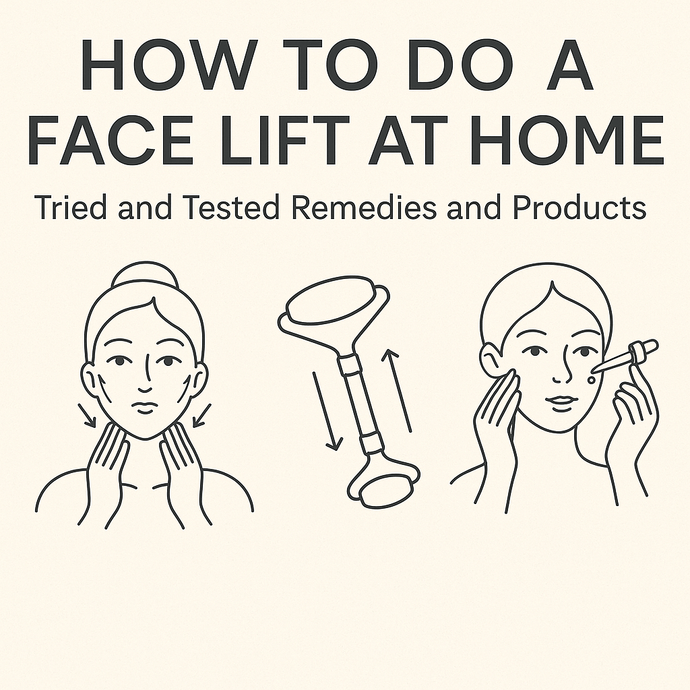 How to Do a Face Lift at Home: Tried and Tested Remedies and Products