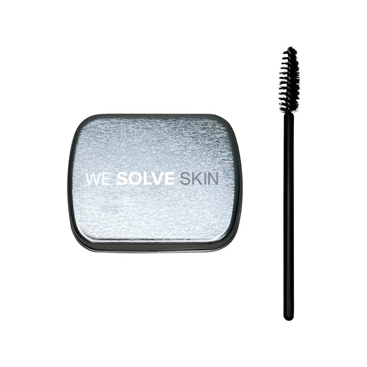 Clear brow soap for fluffy laminated brows in clean, minimalist packaging