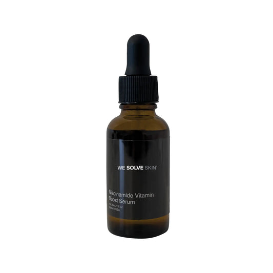 Niacinamide serum bottle for reducing pores, redness, and oil control