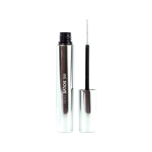 Clear eyebrow gel for fluffy, defined brows in sleek, clean beauty packaging