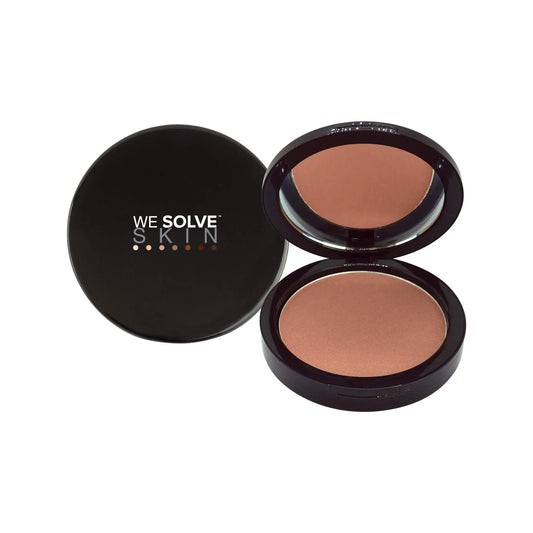 Pecan bronzer compact for matte sculpting finish