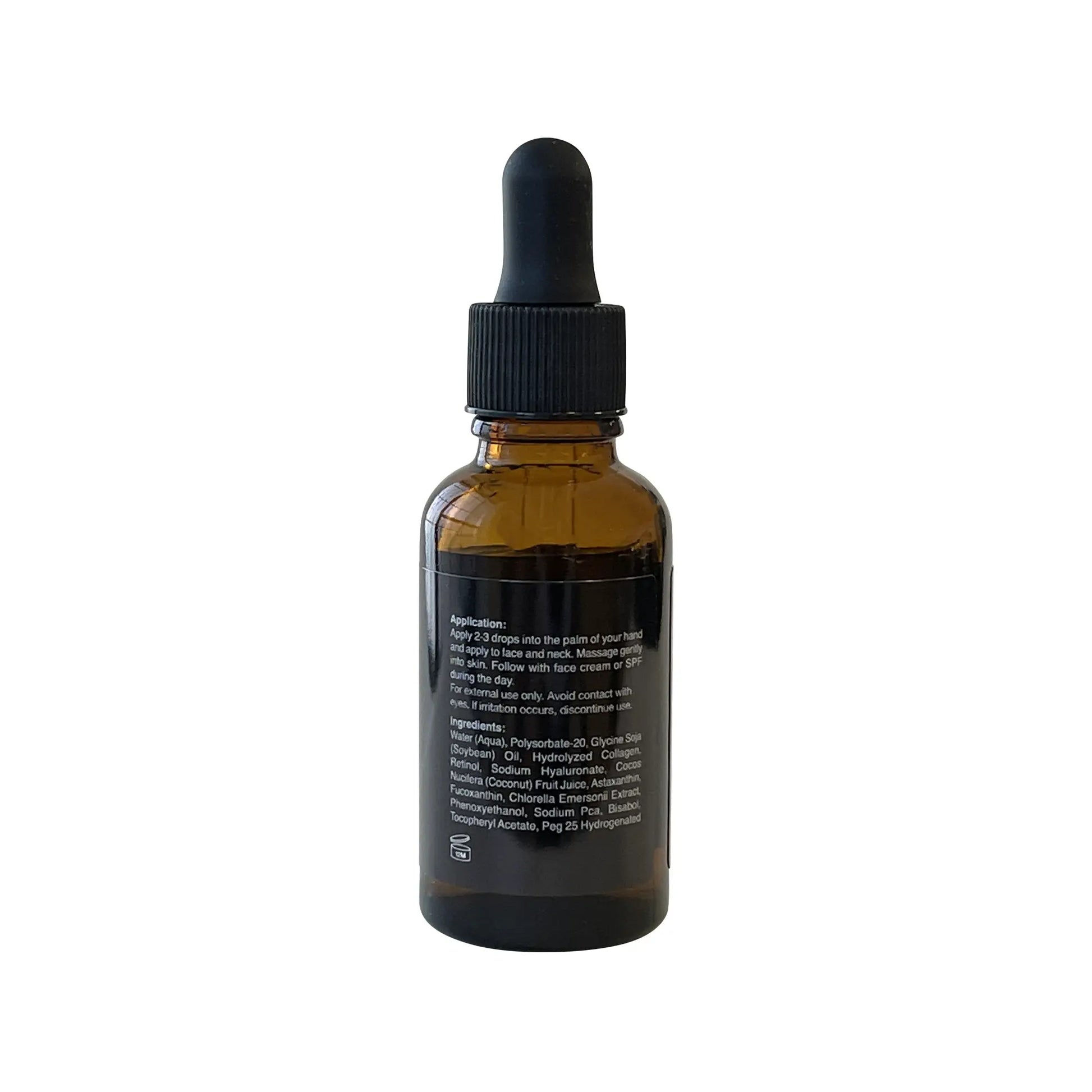 Lightweight anti-aging serum with collagen and retinol blend